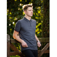 Polo Elite Zip LeMieux homme Charbon Gris Polo Elite Zip LeMieux homme Charbon Gris