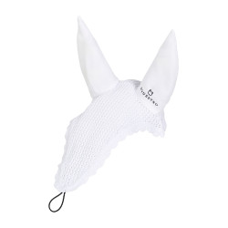 Bonnet chasse-mouches long Equestro Blanc
