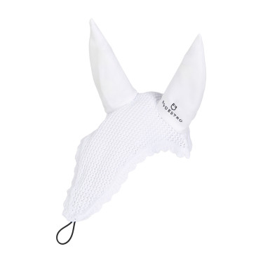 Bonnet chasse-mouches long Equestro Blanc