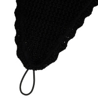Bonnet chasse-mouches long Equestro Noir