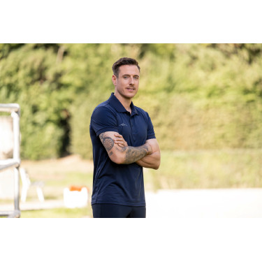 Polo technique Covalliero Bleu marine