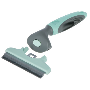Brosse pour pelage Kerbl Turquoise Bleu