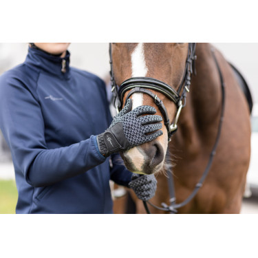 Reflecterende paardrijhandschoenen Covalliero Reflecterende paardrijhandschoenen Covalliero