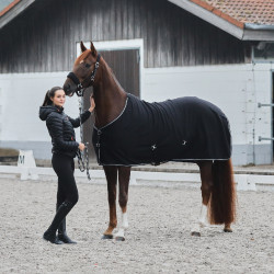 Halster Kiel met fleecevoering Horze Zwart