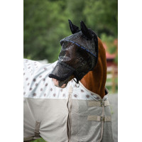 Vliegwerend masker Horze met bogen Zwart