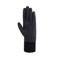 Winterhandschoenen Horze Sage dames hoge bescherming polsen Zwart Winterhandschoenen Horze Sage dames hoge bescherming polsen Zwart