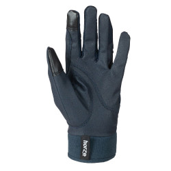 Rekbare Horze handschoenen dames neopreen manchetten Donker marineblauw