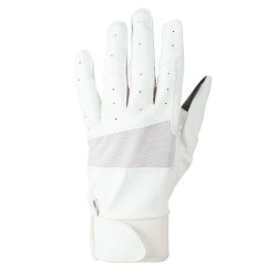 Gants extensibles Horze femme poignets néoprène Blanc