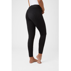 Dames winterlegging Horze Active met siliconen zitvlak Zwart