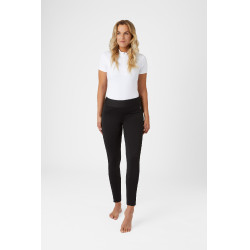 Dames winterlegging Horze Active met siliconen zitvlak Zwart