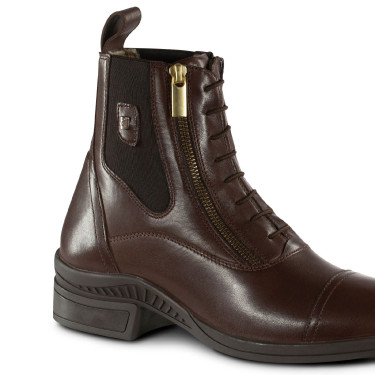 Boots Horze cuir Jodhpur Highgate Paddock femme Marron