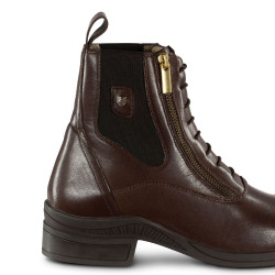 Boots Horze cuir Jodhpur Highgate Paddock femme Marron