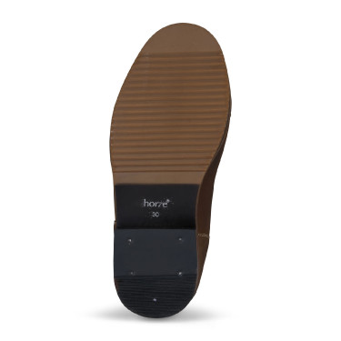 Boots Horze Seville enfant fermeture à glissière avant Marron