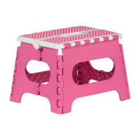Kleine opvouwbare kruk Horze Roze