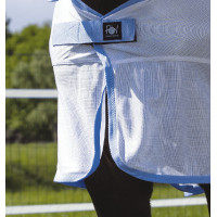Chemise filet Riding World Combo Blanc / bleu ciel Chemise filet Riding World Combo Blanc / bleu ciel