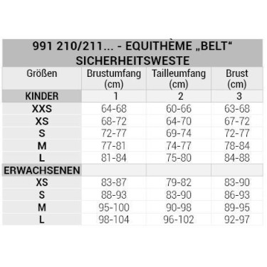 Beschermvest Equithème Belt Beschermvest Equithème Belt