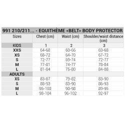 Beschermvest Equithème Belt Zwart Beschermvest Equithème Belt Zwart