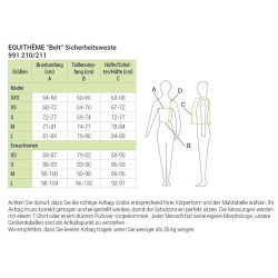 Beschermvest Equithème Belt Zwart Beschermvest Equithème Belt Zwart