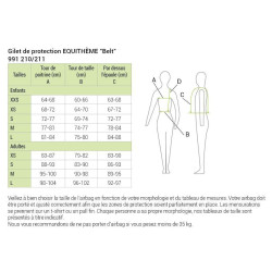 Gilet de protection Equi-Theme Belt Noir Gilet de protection Equi-Theme Belt Noir