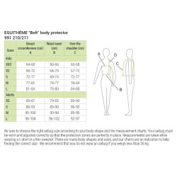 Beschermvest Equithème Belt Zwart Beschermvest Equithème Belt Zwart