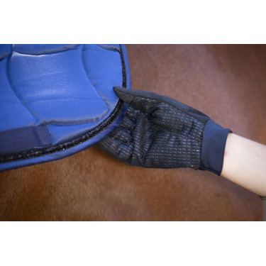 Gants Equithème Knit digital Noir / marine Bleu marine