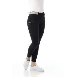 Pantalon Equitheme Lor fond silicone Noir Pantalon Equitheme Lor fond silicone Noir