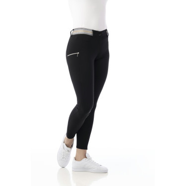 Pantalon Equitheme Lor fond silicone Noir Pantalon Equitheme Lor fond silicone Noir