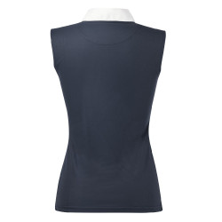 Polo Equithème Mesh Colours SM Marine / bleu / blanc