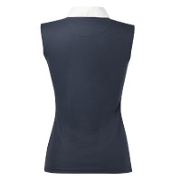 Polo Equithème Mesh Colours SM Marine / blauw / wit