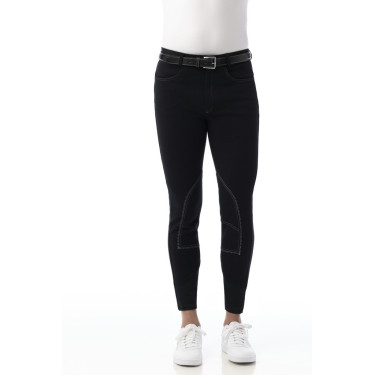 Pantalon Equithème Pro Anthracite / blanc Gris Pantalon Equithème Pro Anthracite / blanc Gris