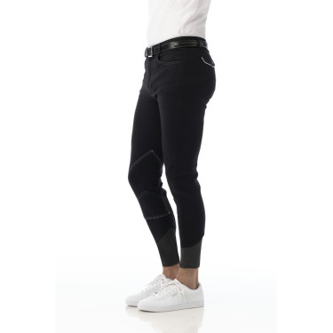 Pantalon Equithème Pro Anthracite / blanc Gris Pantalon Equithème Pro Anthracite / blanc Gris