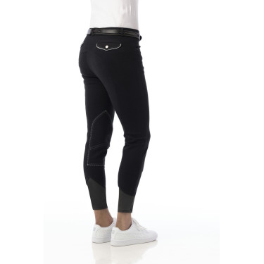 Pantalon Equithème Pro Anthracite / blanc Gris Pantalon Equithème Pro Anthracite / blanc Gris