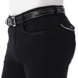 Equithème Pro broek Antraciet / wit Grijs