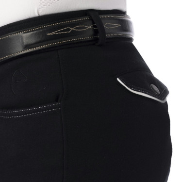 Pantalon Equithème Pro Anthracite / blanc Gris Pantalon Equithème Pro Anthracite / blanc Gris