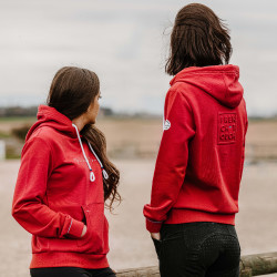 Ritsvest Equithème Courtney Kers Rood