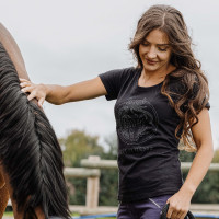 T-shirt Equithème Magali korte mouwen Wit