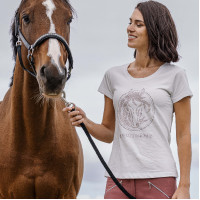 T-shirt Equithème Magali korte mouwen Wit