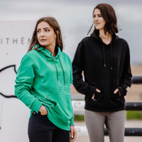 Sweat Equithème Camille unisex met capuchon Groen