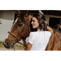 Polo Equithème Vilamoura korte mouwen Wit Polo Equithème Vilamoura korte mouwen Wit