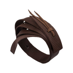 Sangle longue à nouer en nylon pour selle western Marron Sangle longue à nouer en nylon pour selle western Marron