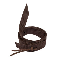 Sangle longue à nouer en nylon pour selle western Marron Sangle longue à nouer en nylon pour selle western Marron