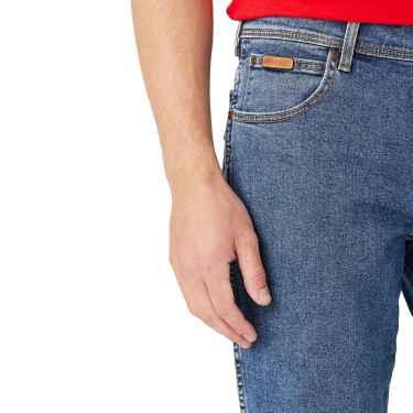 Wrangler Texas stretch jeans voor heren gewassen Wrangler Texas stretch jeans voor heren gewassen
