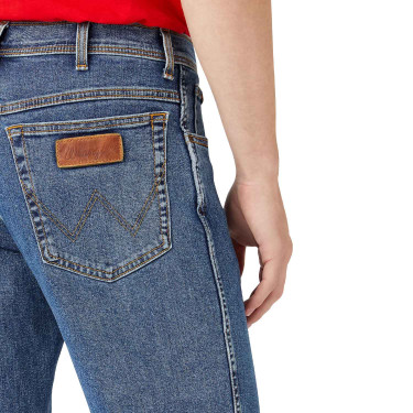 Wrangler Texas stretch jeans voor heren gewassen Wrangler Texas stretch jeans voor heren gewassen