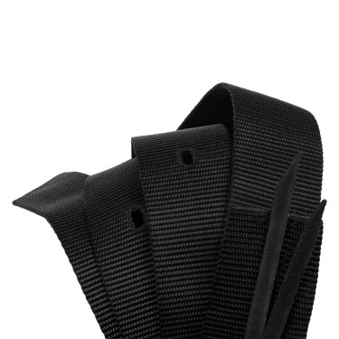 Sangle longue à nouer en nylon pour selle western Noir Sangle longue à nouer en nylon pour selle western Noir