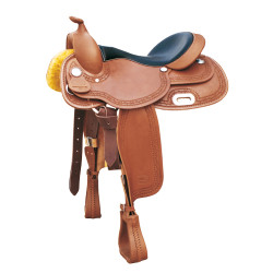 Westernzadel Pool's Regular Reiner 1010 Cognac Bruin