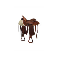 Selle Prime Lakota avec siège en daim Noir Selle Prime Lakota avec siège en daim Noir