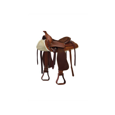 Selle Prime Lakota avec siège en daim Marron Selle Prime Lakota avec siège en daim Marron