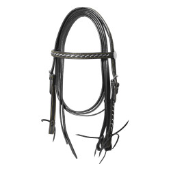 Western hoofdstel Lakota Silver Wire met teugels Western hoofdstel Lakota Silver Wire met teugels