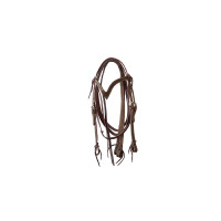 Bridon western Lakota avec rênes Noir