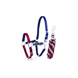 Licol en nylon USA Pool's avec longe Licol en nylon USA Pool's avec longe